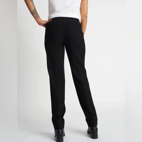 Kit & Ace Go To Wool Cashmere Silk Black High Rise Pants Trousers 2.0, size 8 - Picture 3 of 14